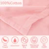 Pink Bear Baby Hooded Towel