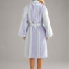 samifyhome-adult-shawl-collar-cotton-bathrobe-taro-purple3 Luxury 100% cotton adult bathrobe featuring a soft shawl collar design in elegant taro purple4